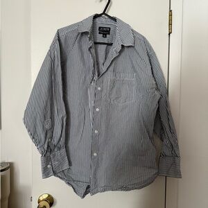 J. Crew Striped Etienne Oversized Shirt - XS